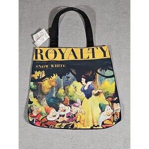 New Disney Store Exclusive Snow White Sequined Black Nylon Shoulder Bag Purse